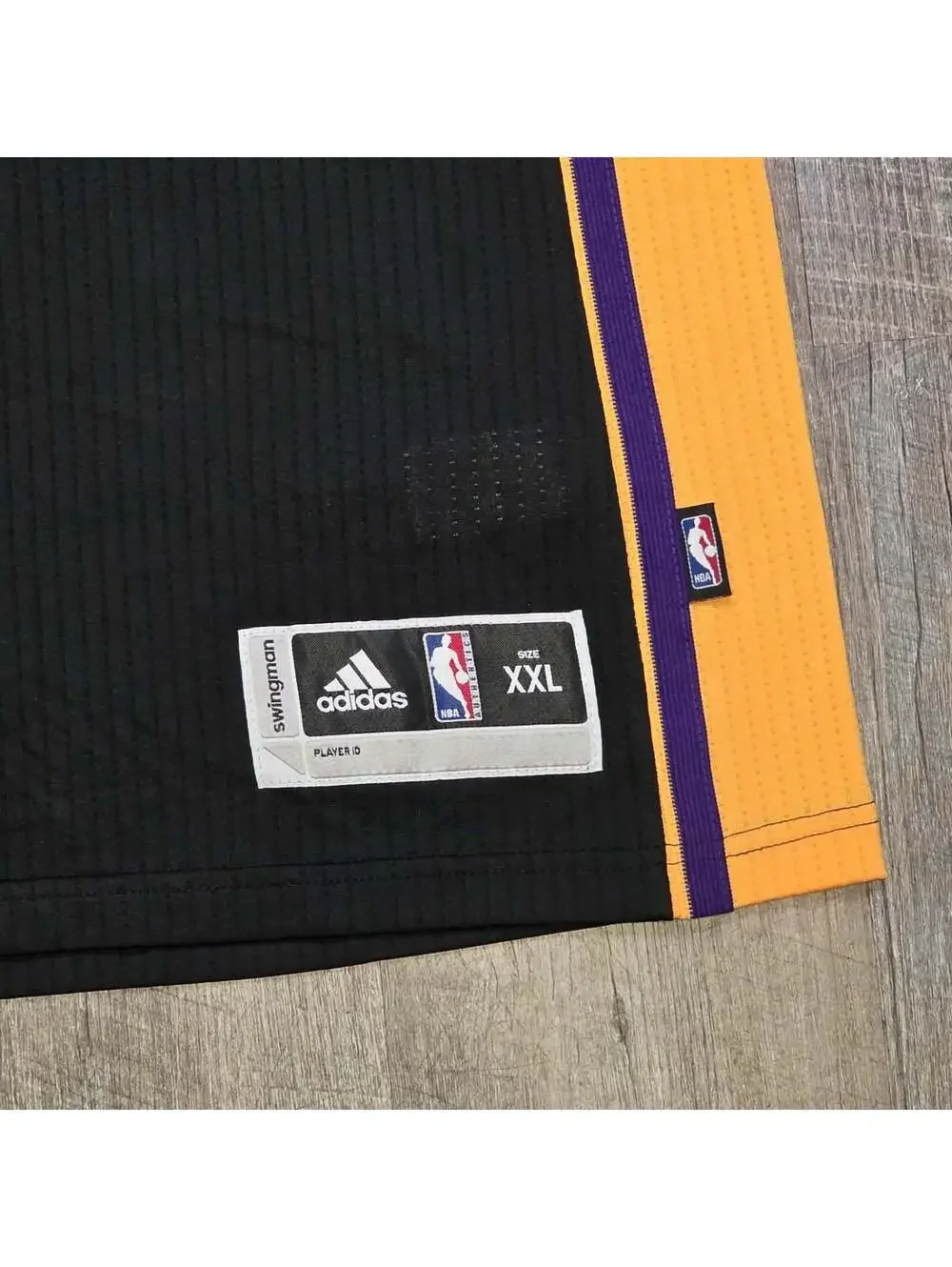 Kobe Bryant Hollywood Nights Lakers Adidas black sleeve Jersey Medium mamba NWOT